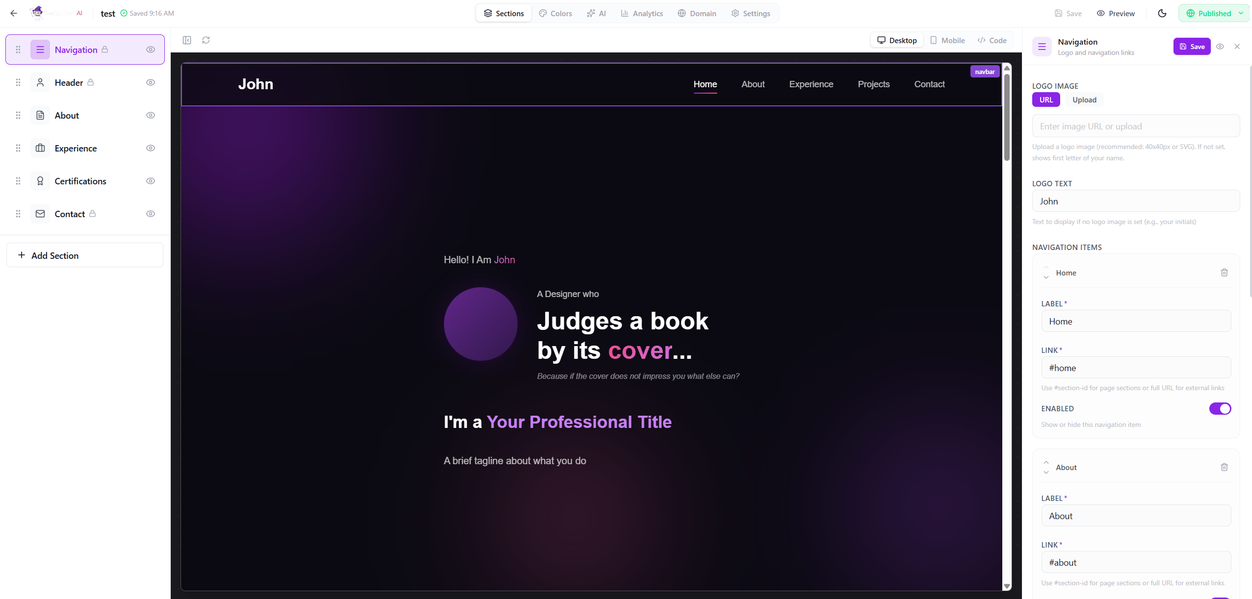 Turn Your Resume Into a Portfolio Website | Free AI Portfolio Builder ...